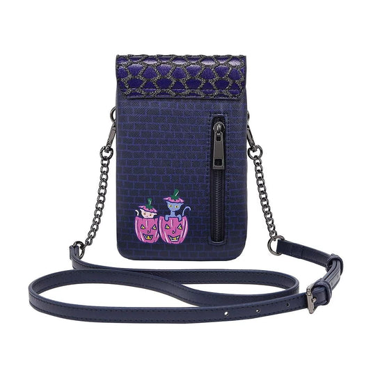 Cat Dracula's Haunted House Crossbody Purse