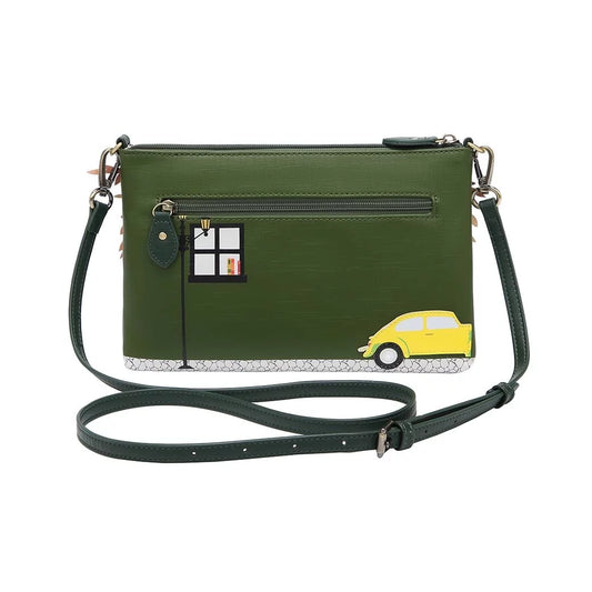 The Old Bookshop - Green Edition - Pouch Bag