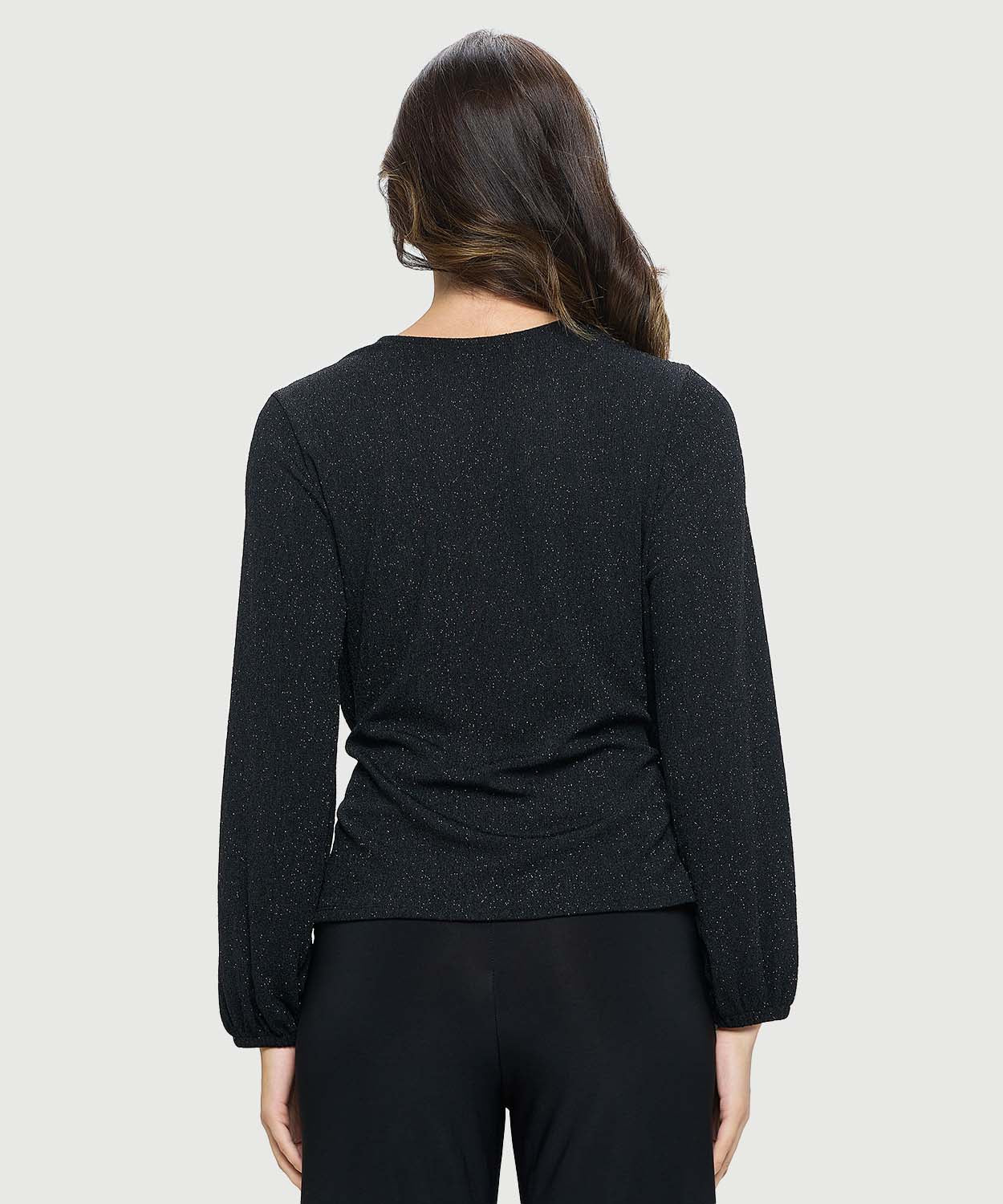 Crossover Top w/ Side Buttons