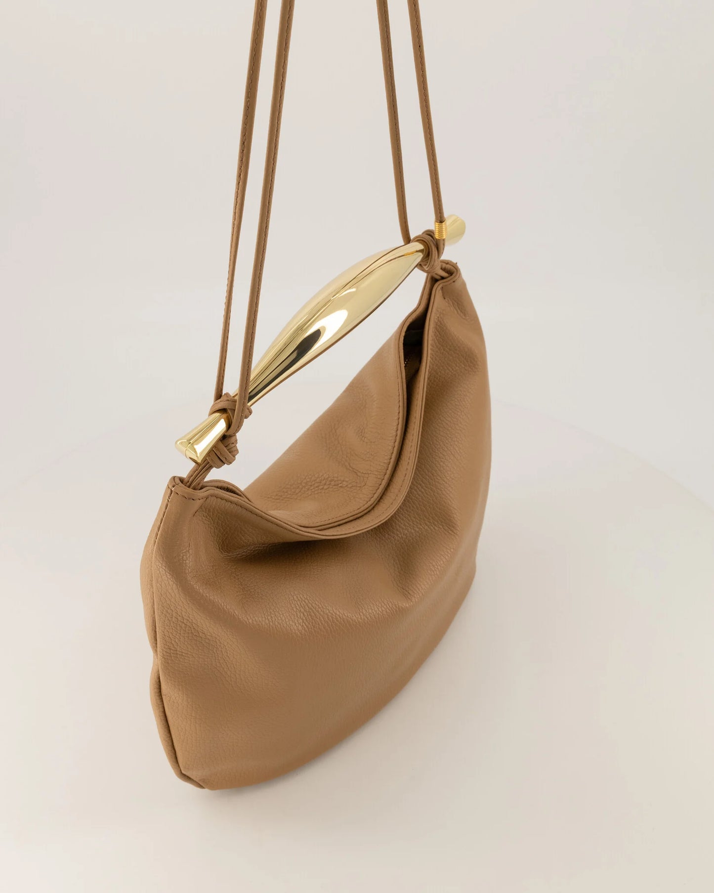Gold Accent Handle Bag (in 3 colors)