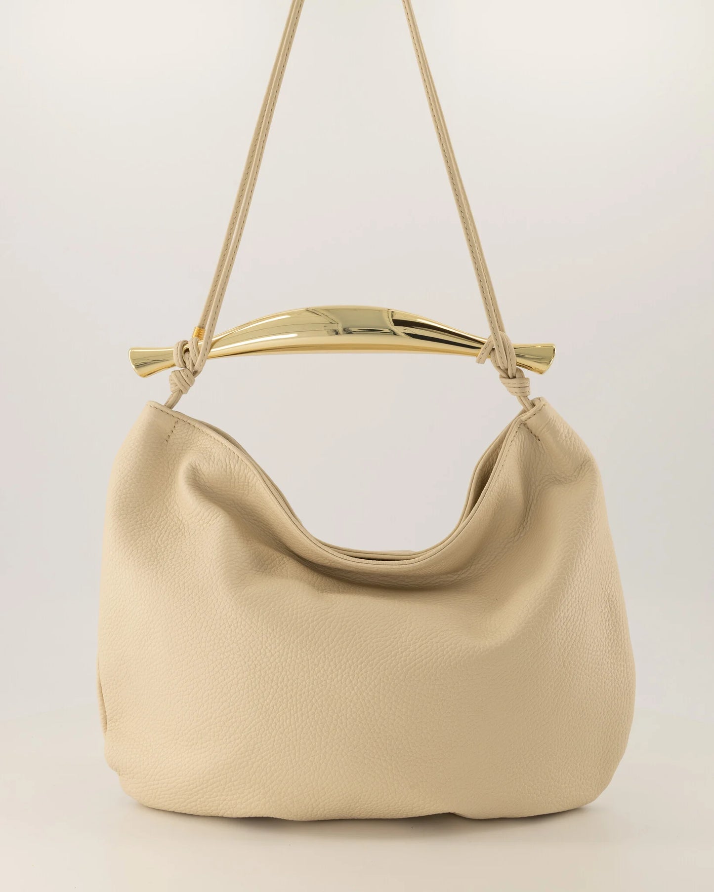Gold Accent Handle Bag (in 3 colors)