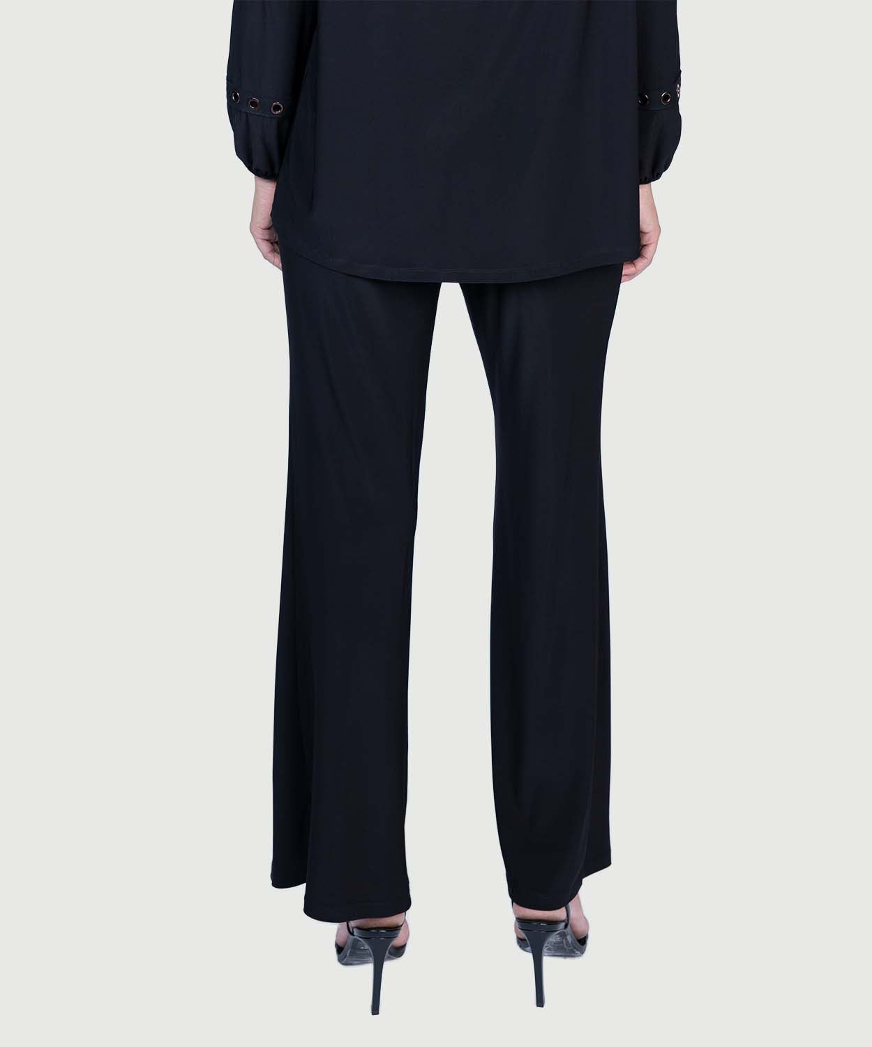 Palazzo Pants with Grommet Embellishment