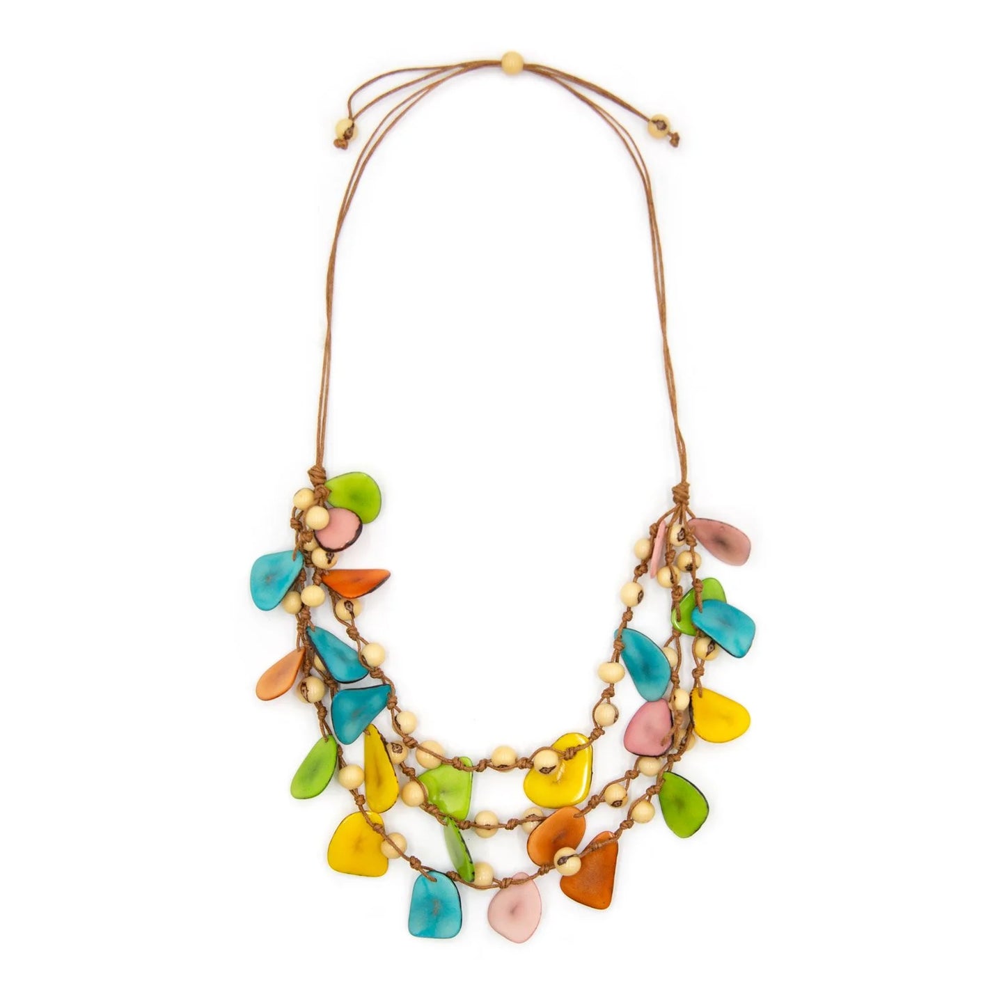 Hand Tied 3-Strand Necklace