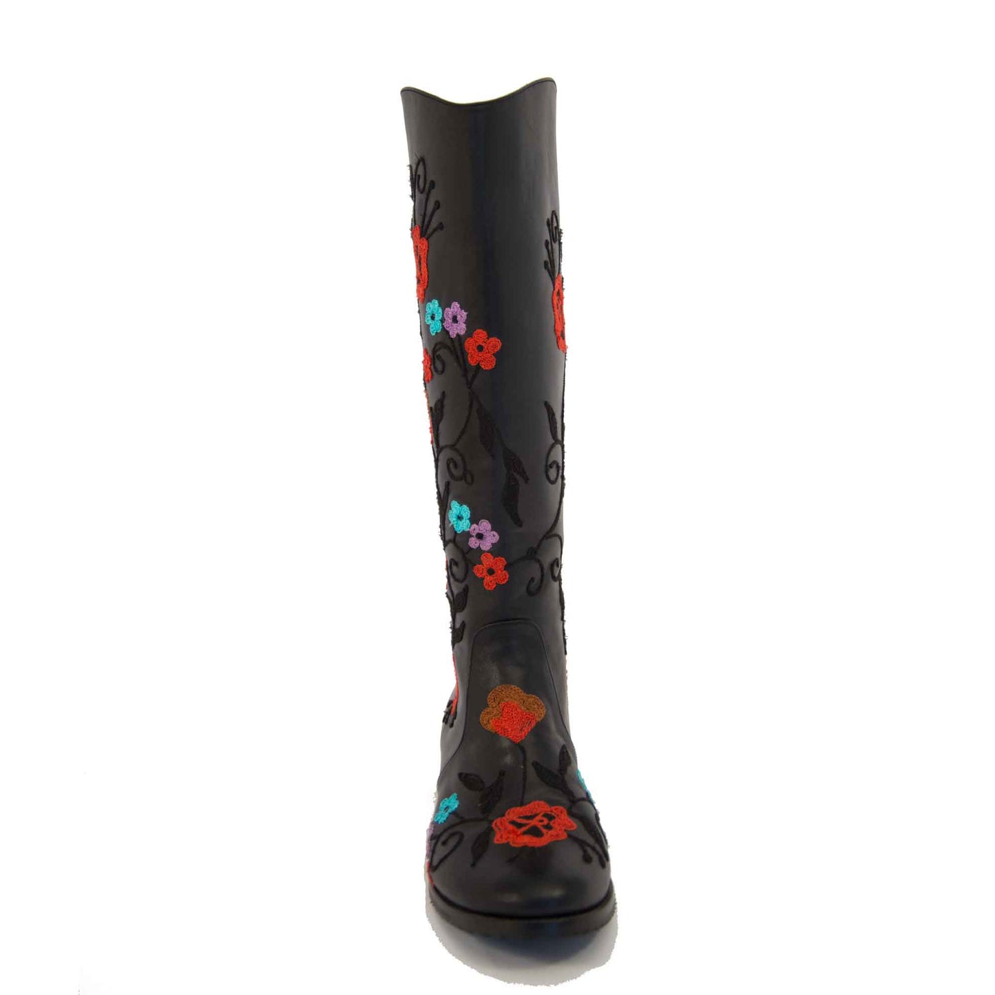 Gypsy Tall Embroidered Leather 3