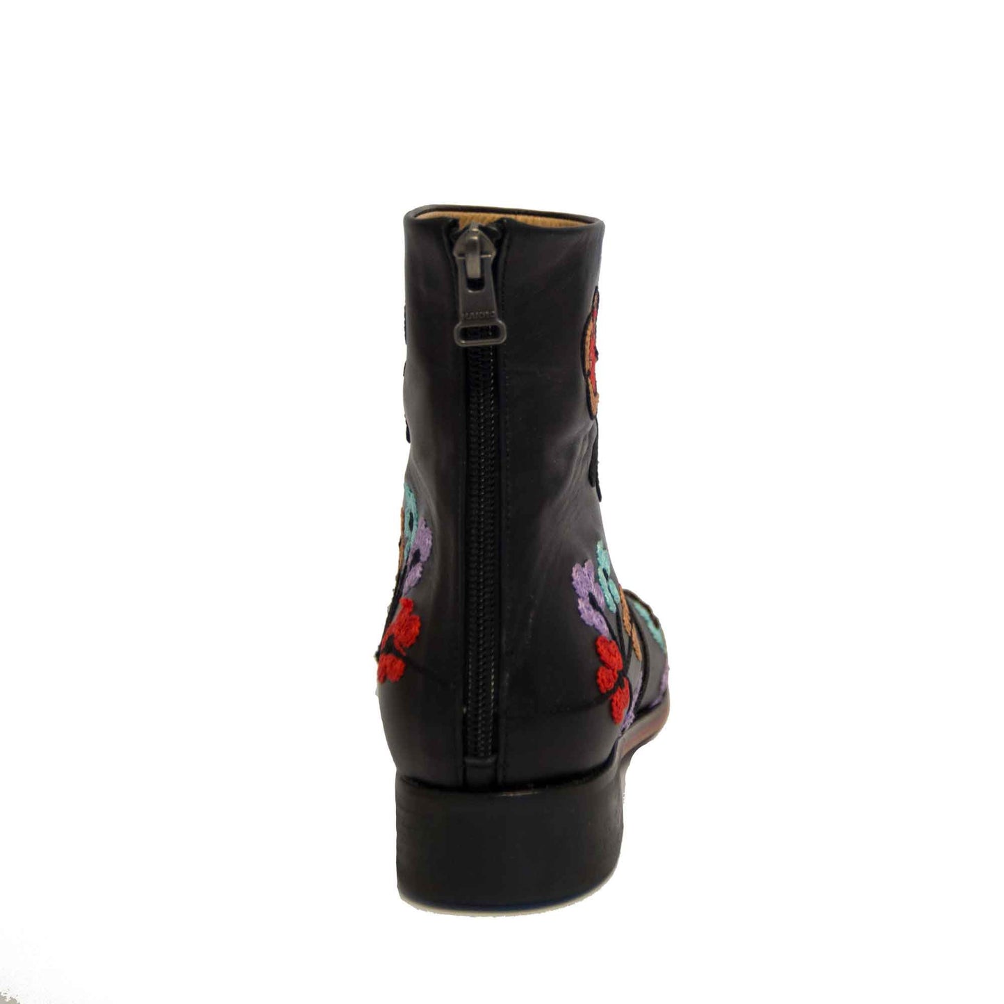 Gypsy Short Embroidered Leather