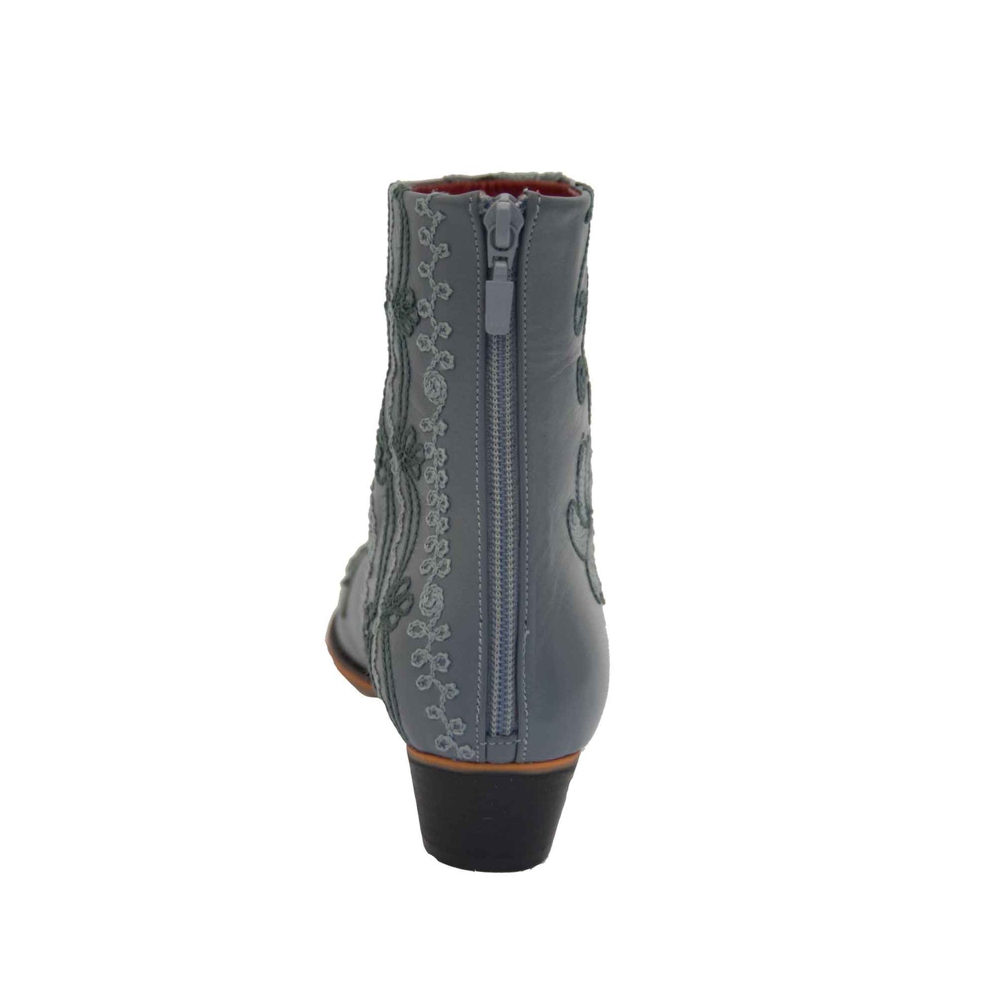 Cowgirl Short Embroidered Leather