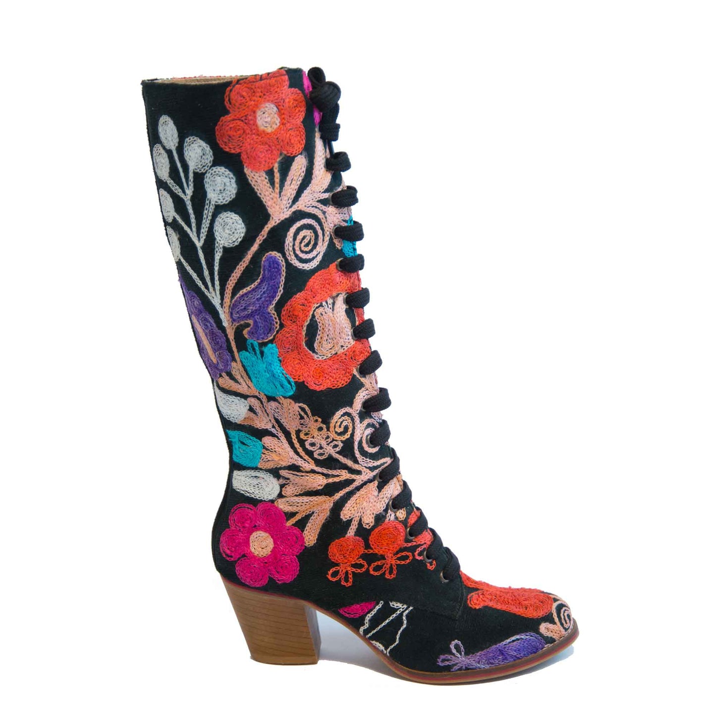 Carmel Tall Lace Up Suzani