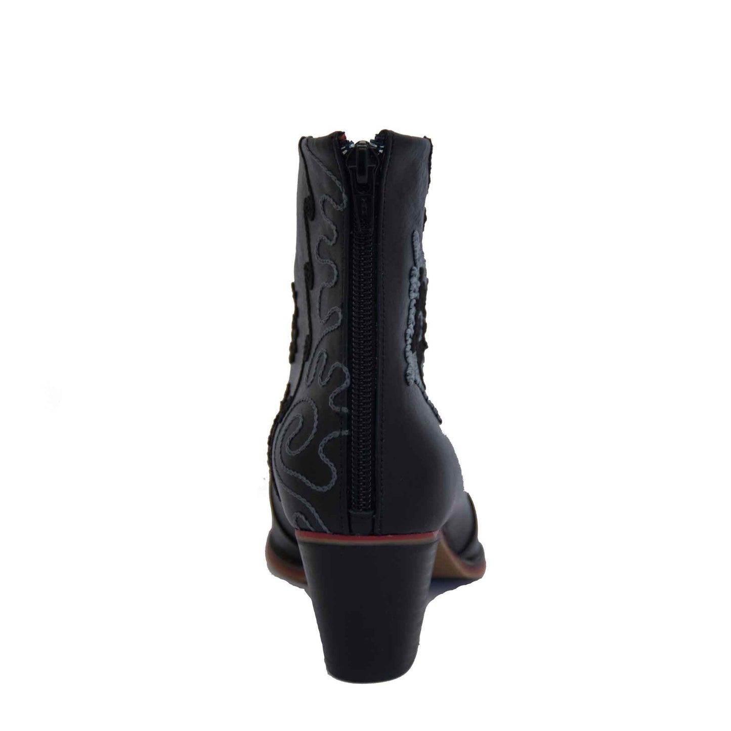 Cheyenne Short Embroidered Leather Boot