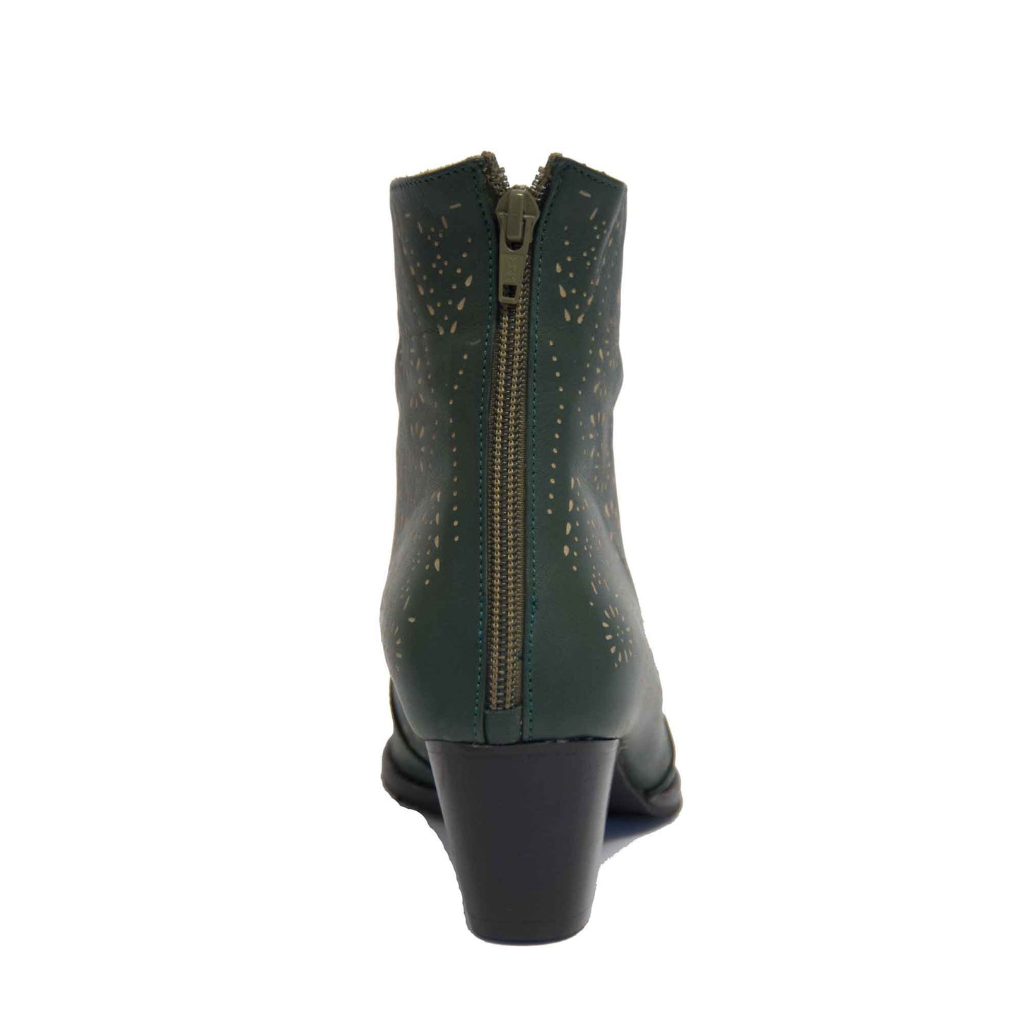 Cheyenne Short Laser Cut Leather Boot