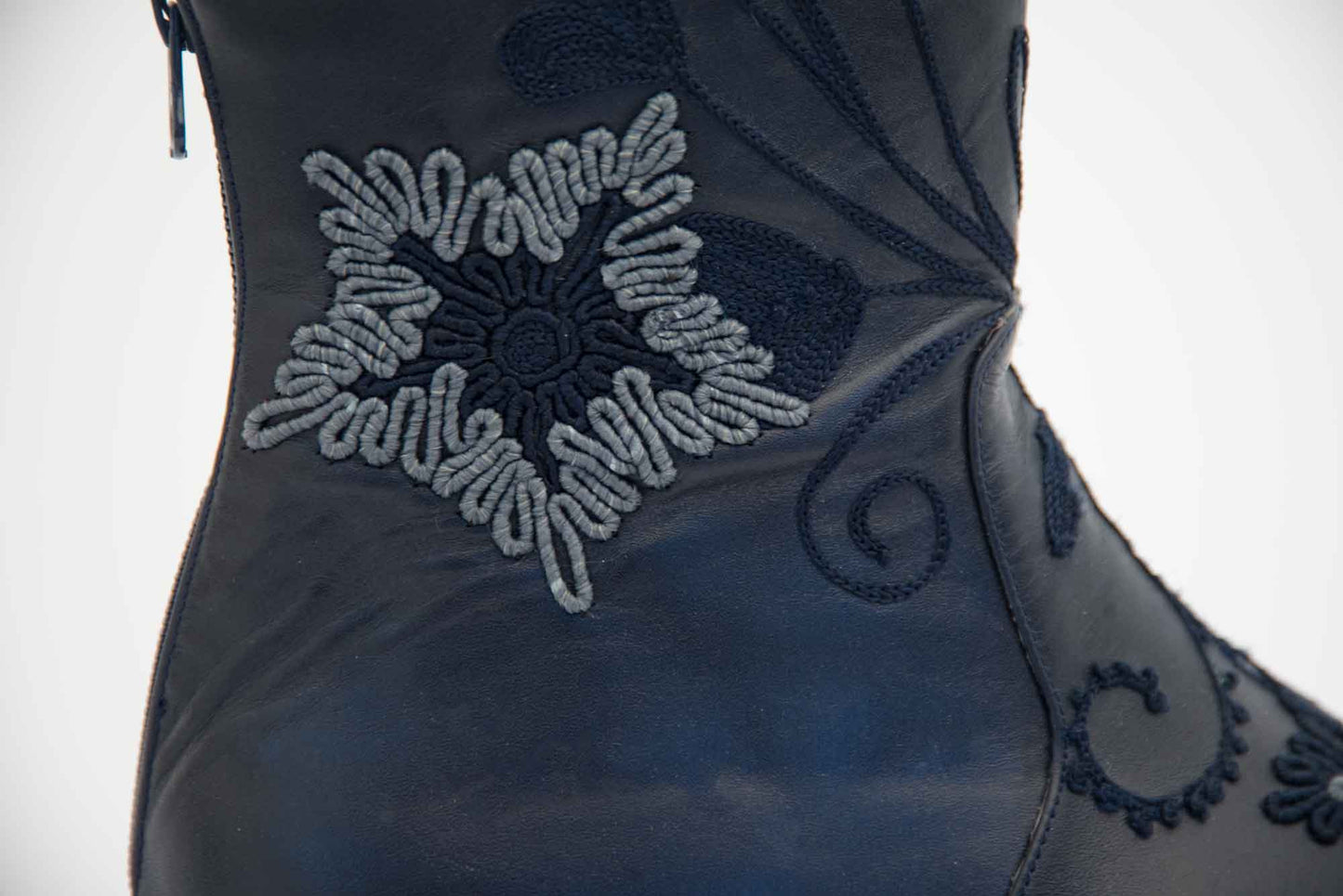 Gypsy Short Embroidered Leather 2