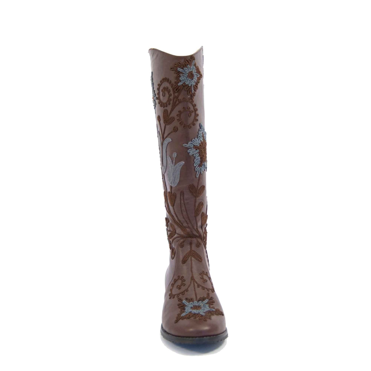 Gypsy Tall Embroidered Leather 2