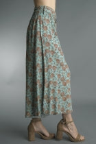 Printed Italian Gaucho Pants