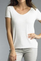 Italian Knit Short Sleeve Top