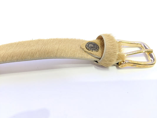 Tan Cow Hide Belt