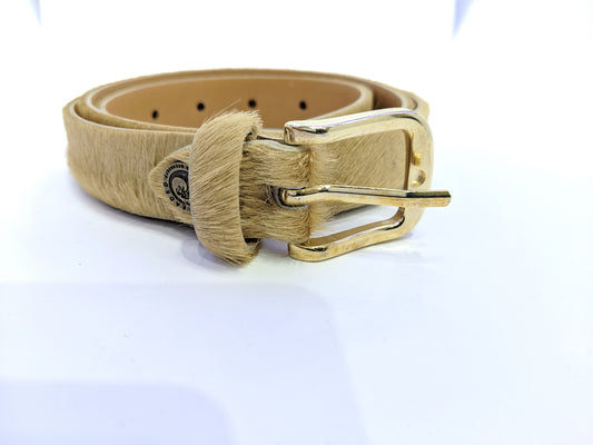 Tan Cow Hide Belt
