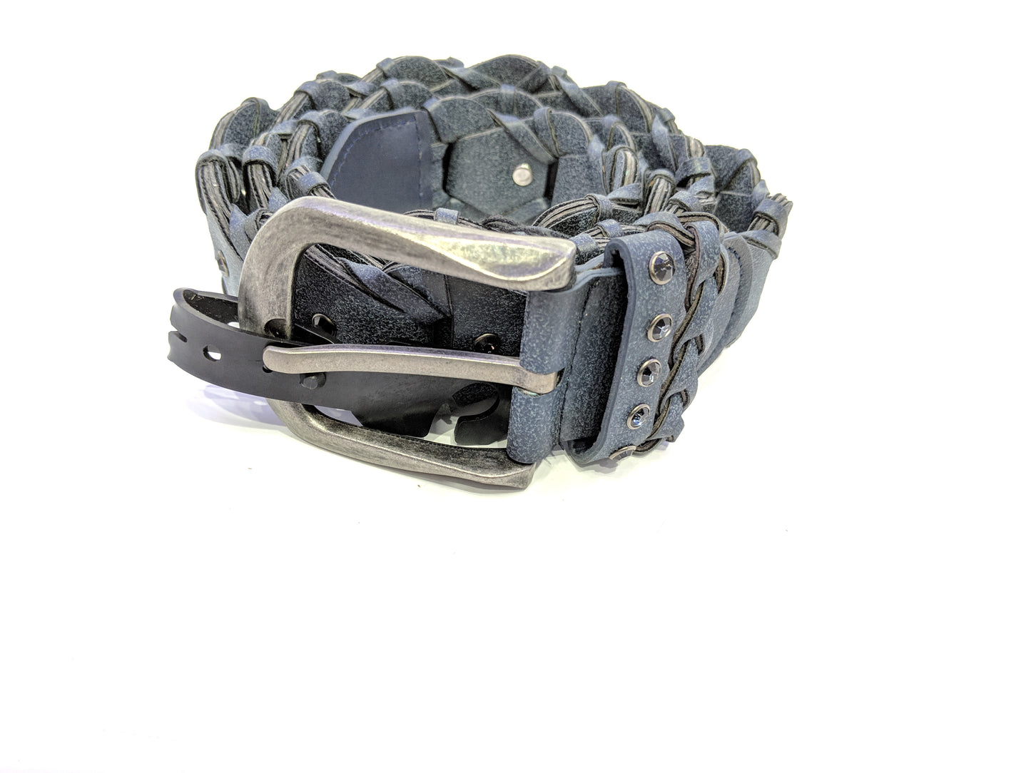 Vegan navy belt