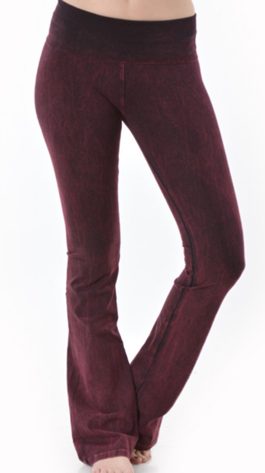 Yoga Pants with boot cut legs