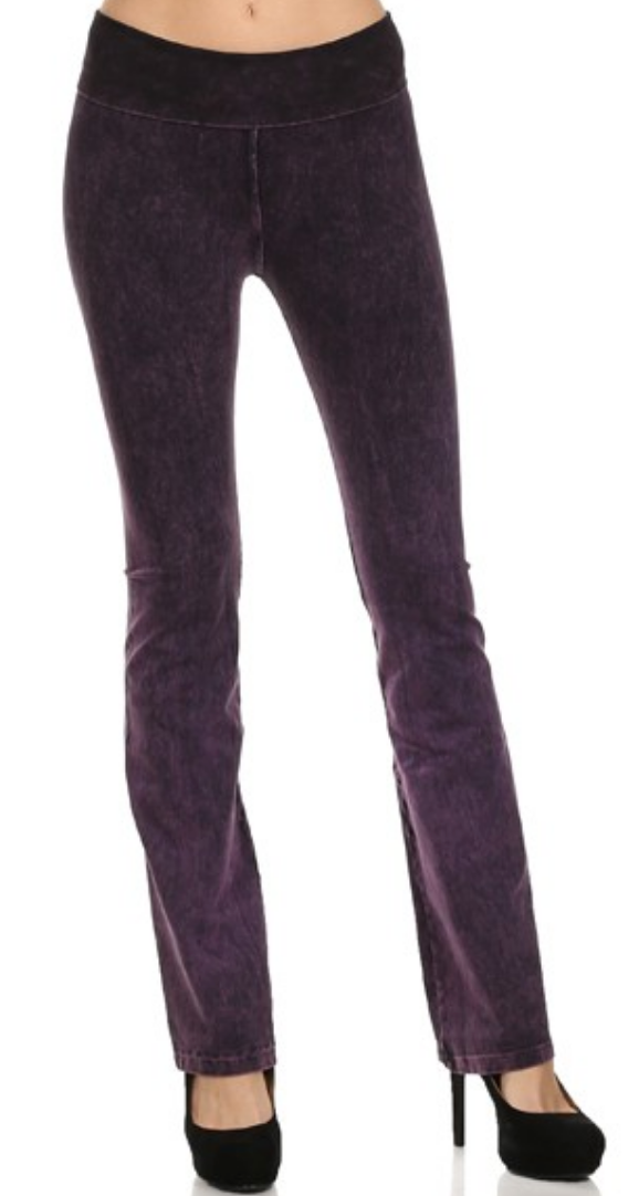 Yoga Pants with boot cut legs