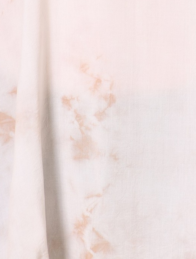 Tie Dyed Cut-Out Back Top