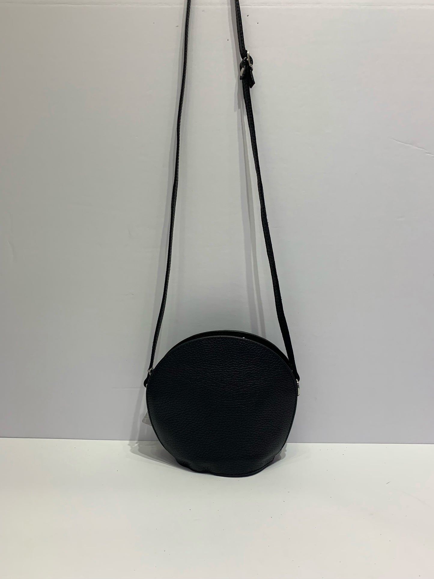 Shell shaped red Italian leather purse