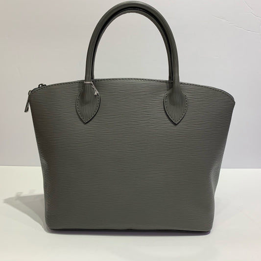 Textured Italian Leather Large Handbag
