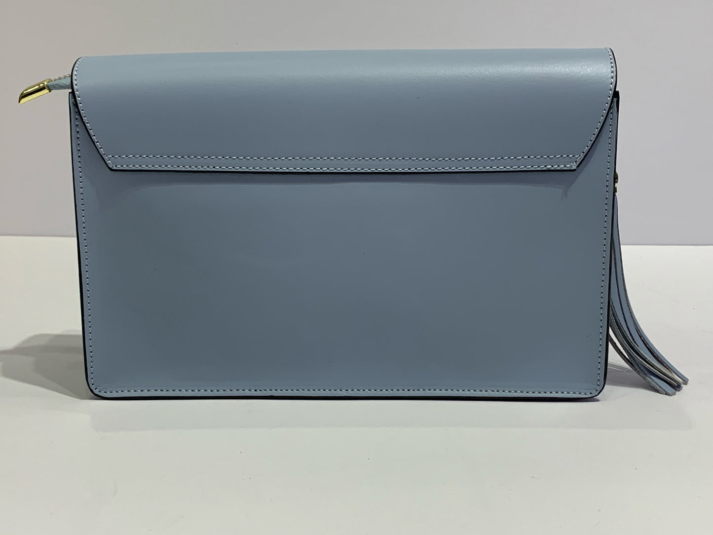 Smooth Italian Leather Circle Accented Purse
