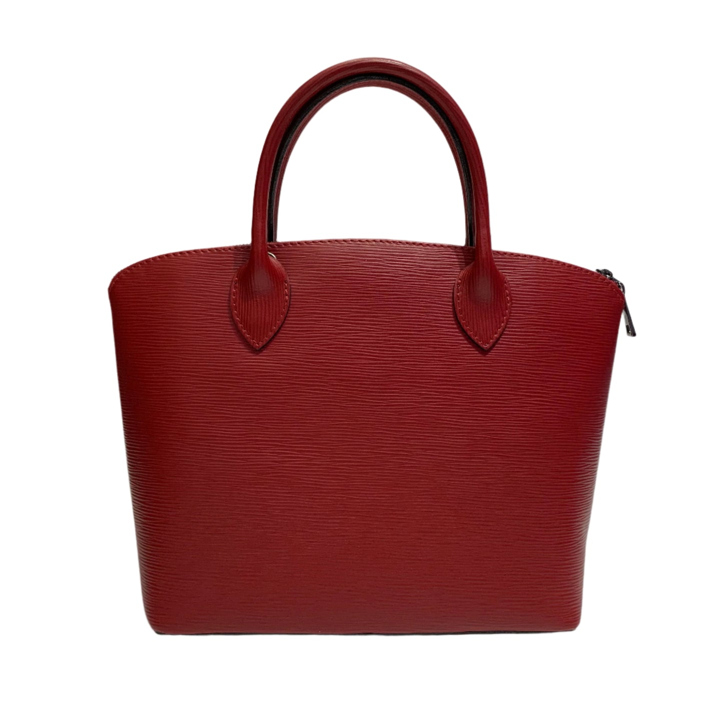 Textured Italian Leather Large Handbag