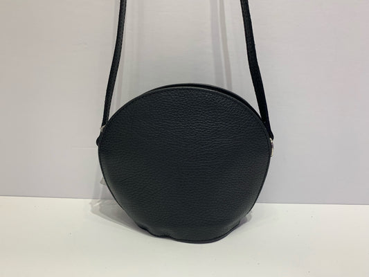 Shell shaped red Italian leather purse