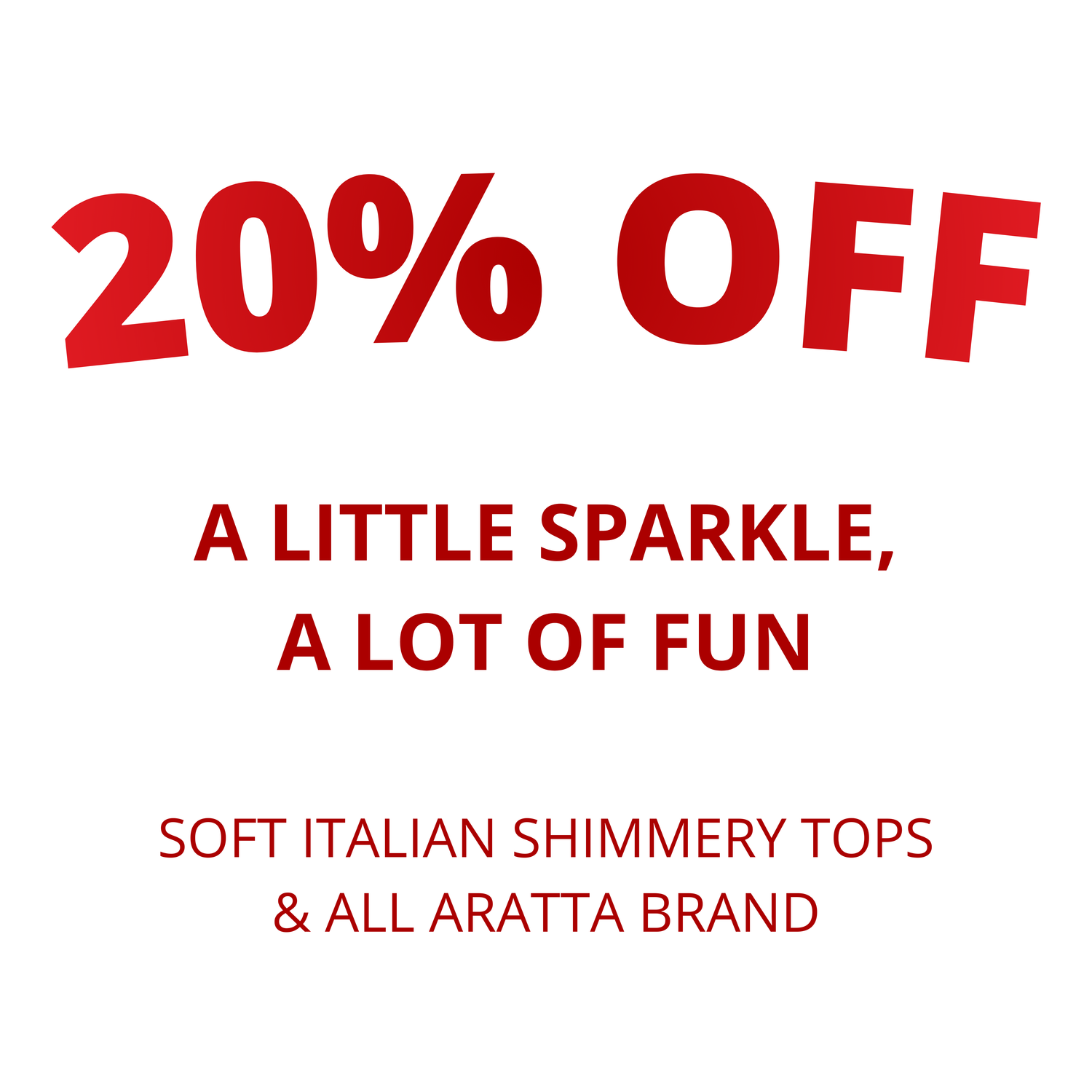 20% OFF | A Little Sparkle, A Lot of Fun