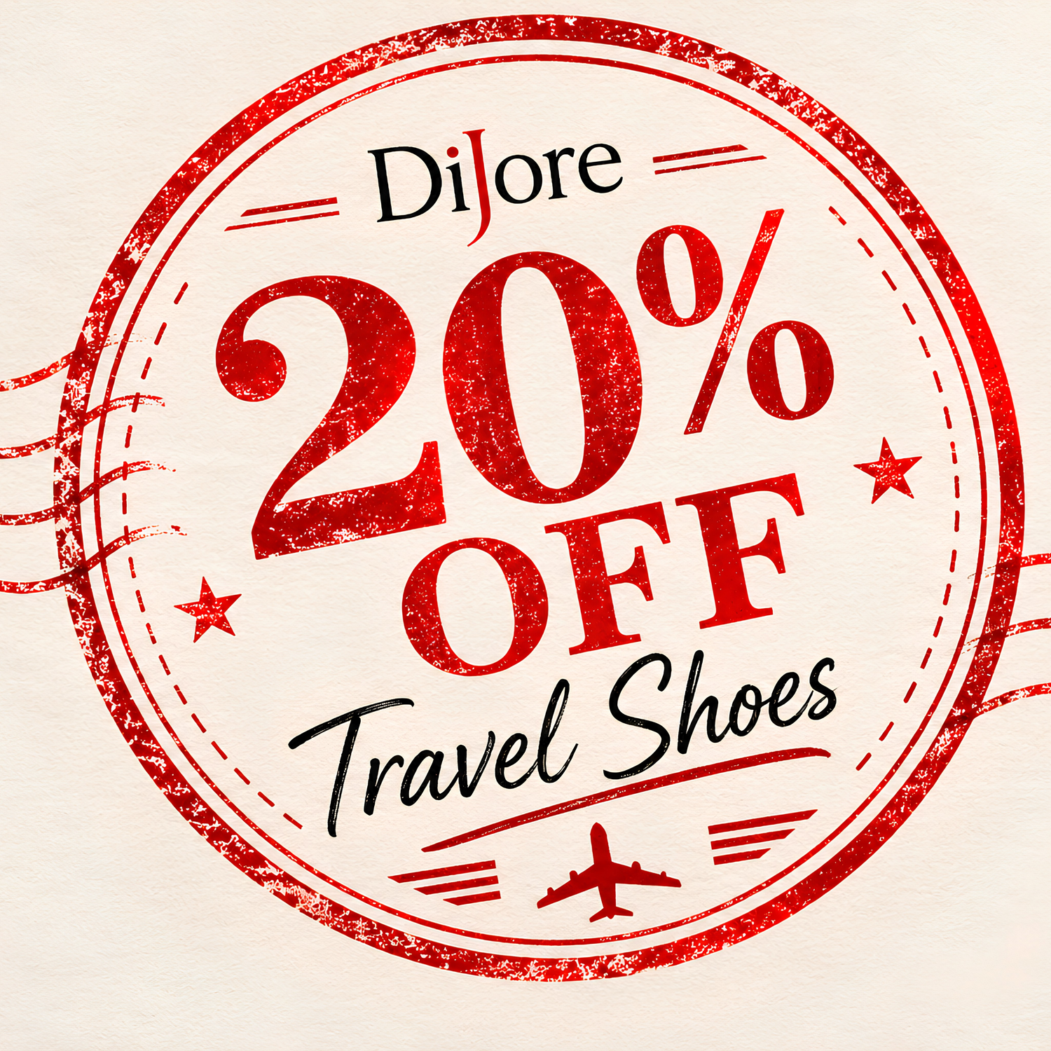 20% OFF Travel Shoes