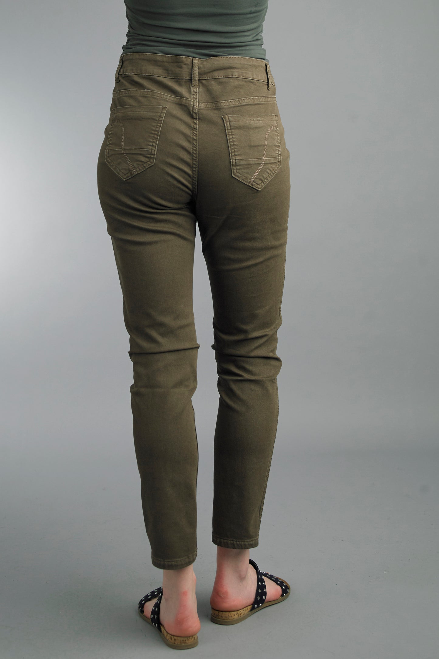 Butterfly Leopard Straight Leg Reversible Jeans