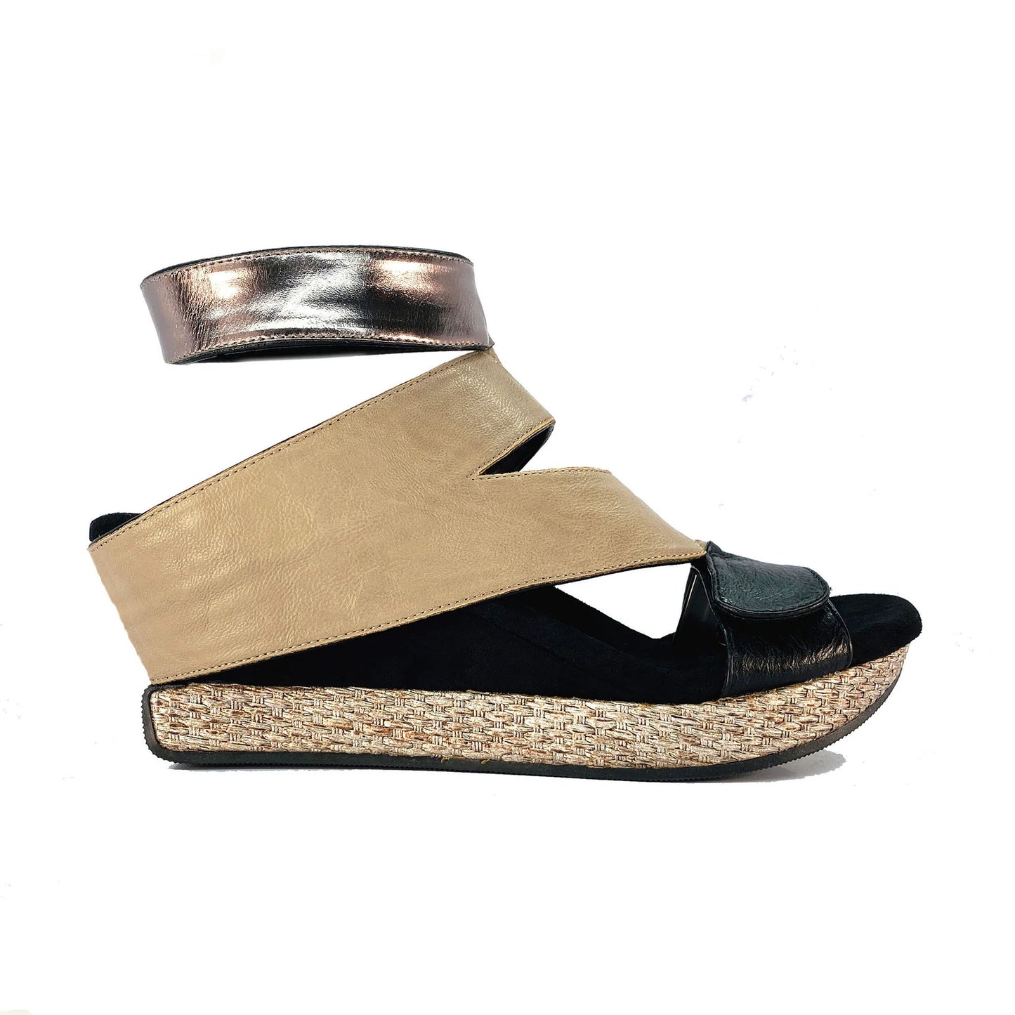 Mid-Wedge Four Way Reversible Sandals
