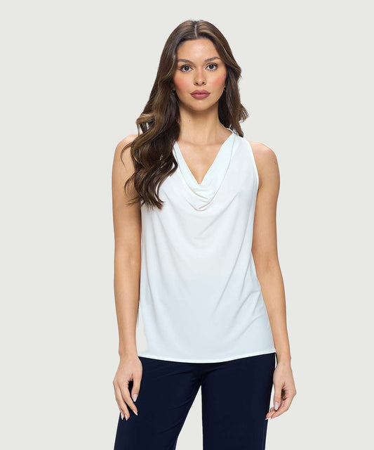 Cowl Neck Tank Top