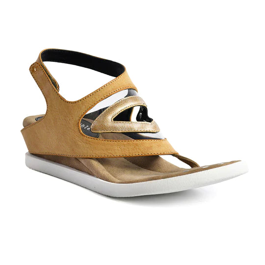 Oval-Shaped Cut Out Reversible Sandals