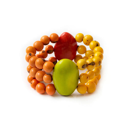 Tagua and Acai Berries Handcrafted Bracelet