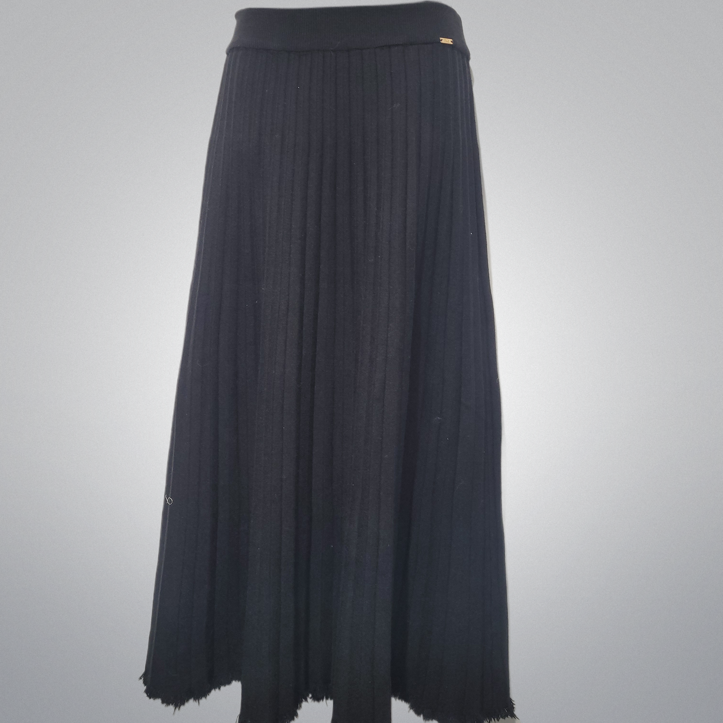 Pleated Black Skirt
