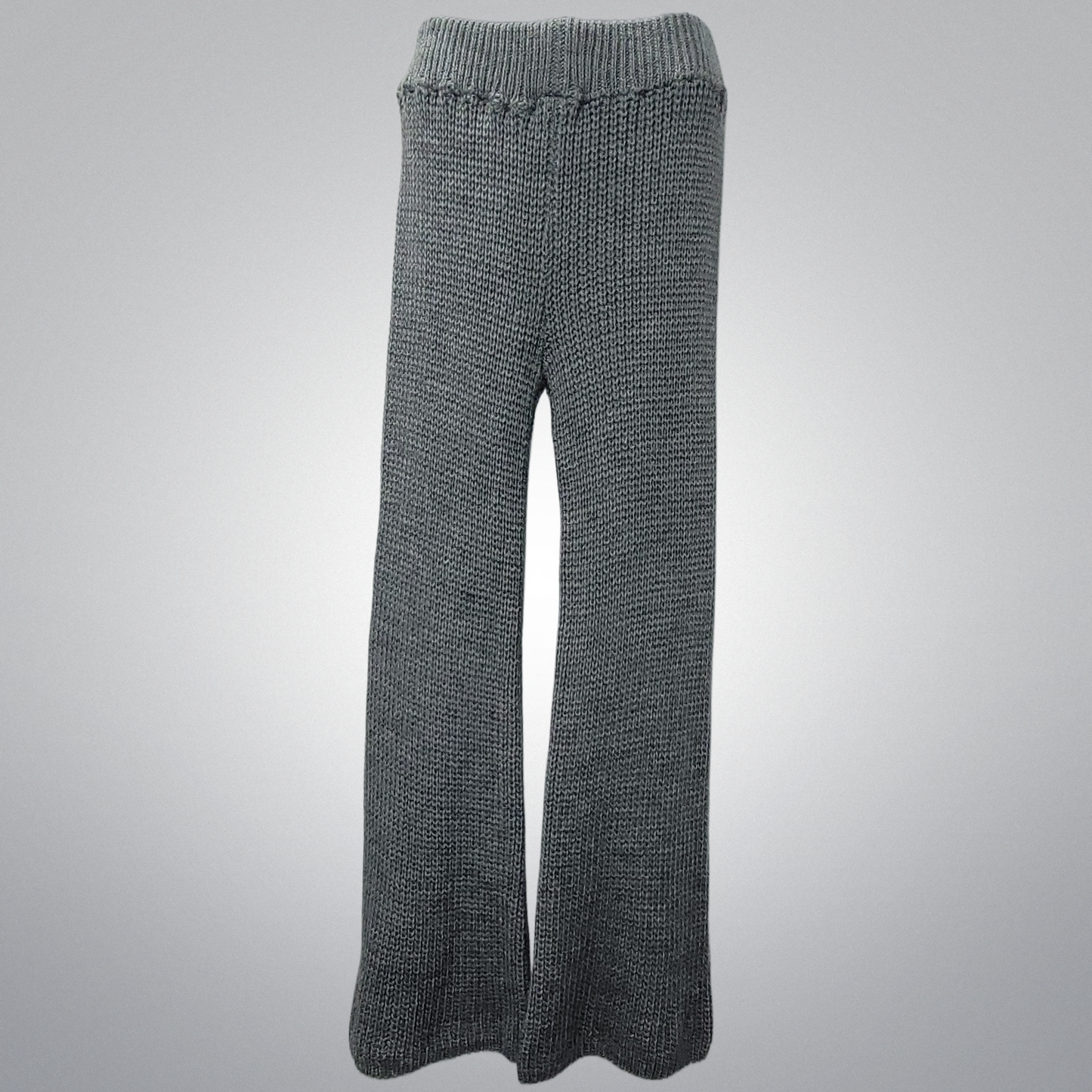 Italian Grey Knit Pants