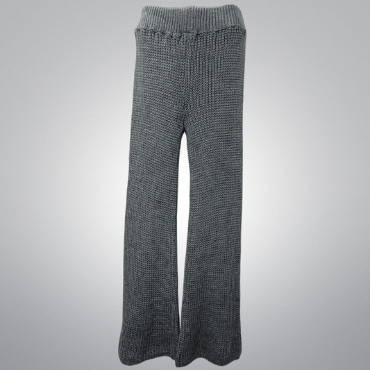 Italian Grey Knit Pants