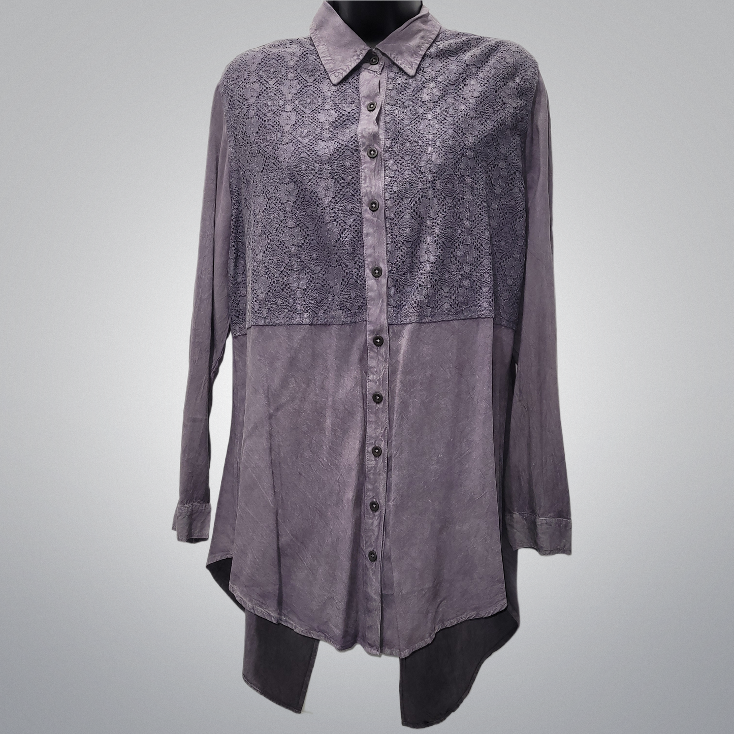 Long Sleeve With Lace Detail Shirt