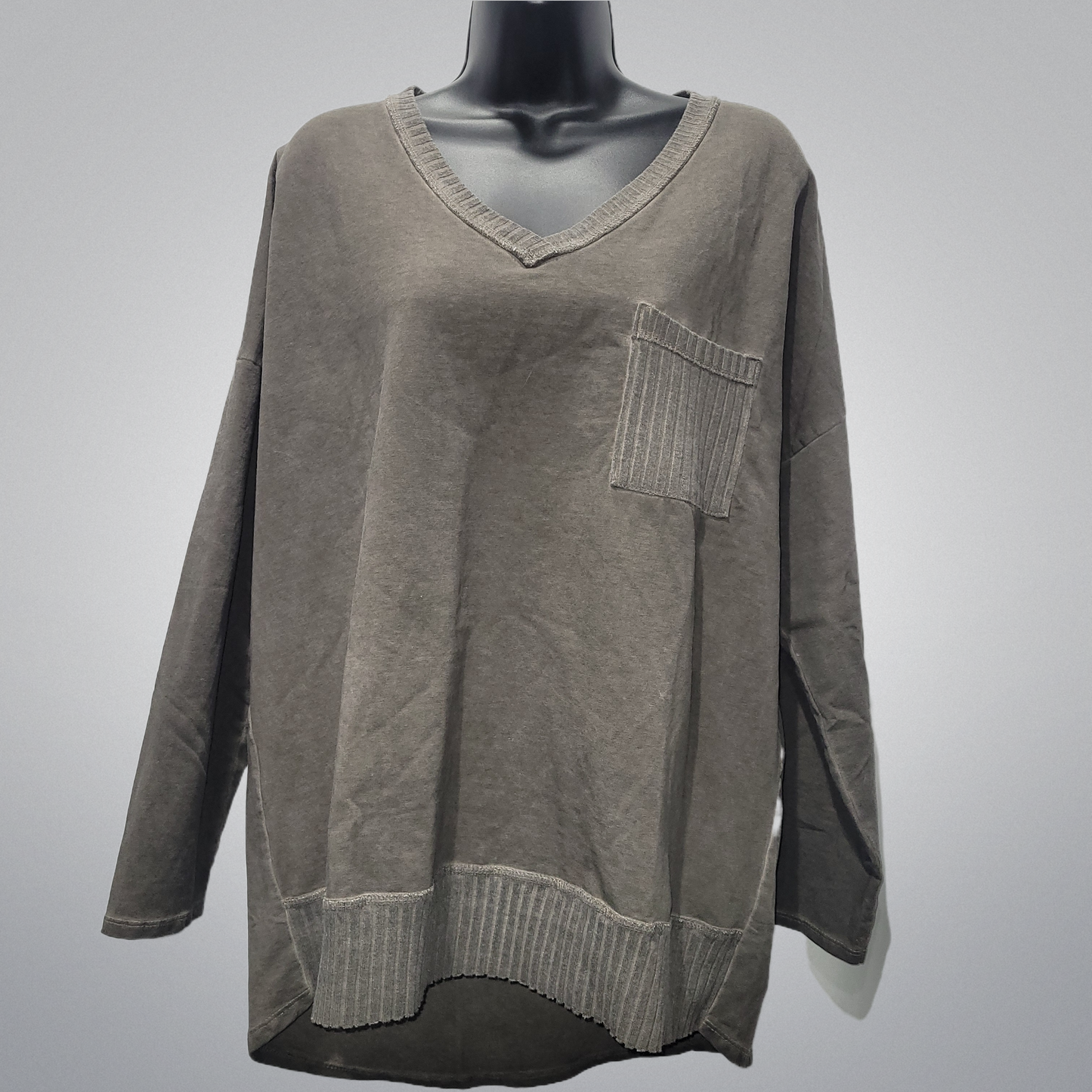 100% Cotton Italian Sweatshirt Top