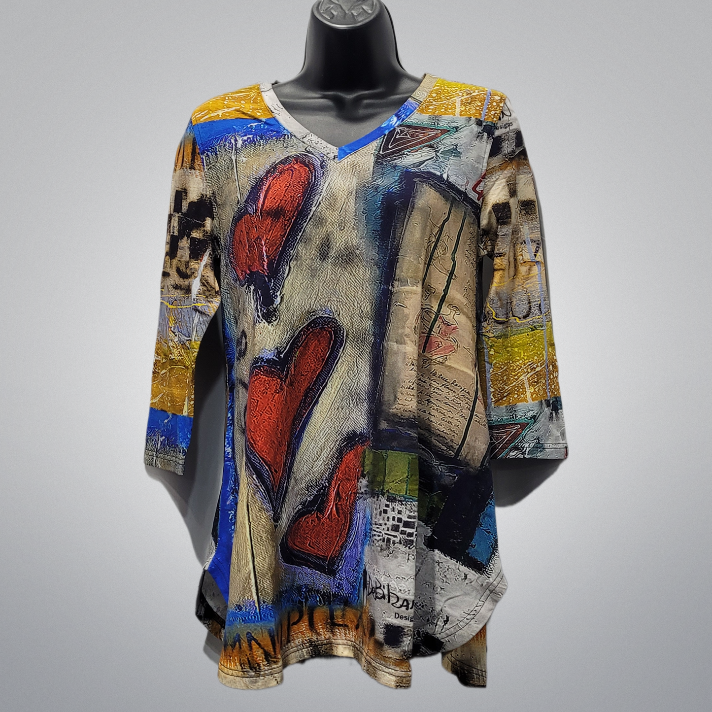 Printed Bamboo Knit Top