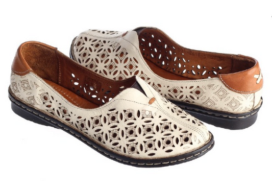 Laser Cut Leather Handcrafted Shoes