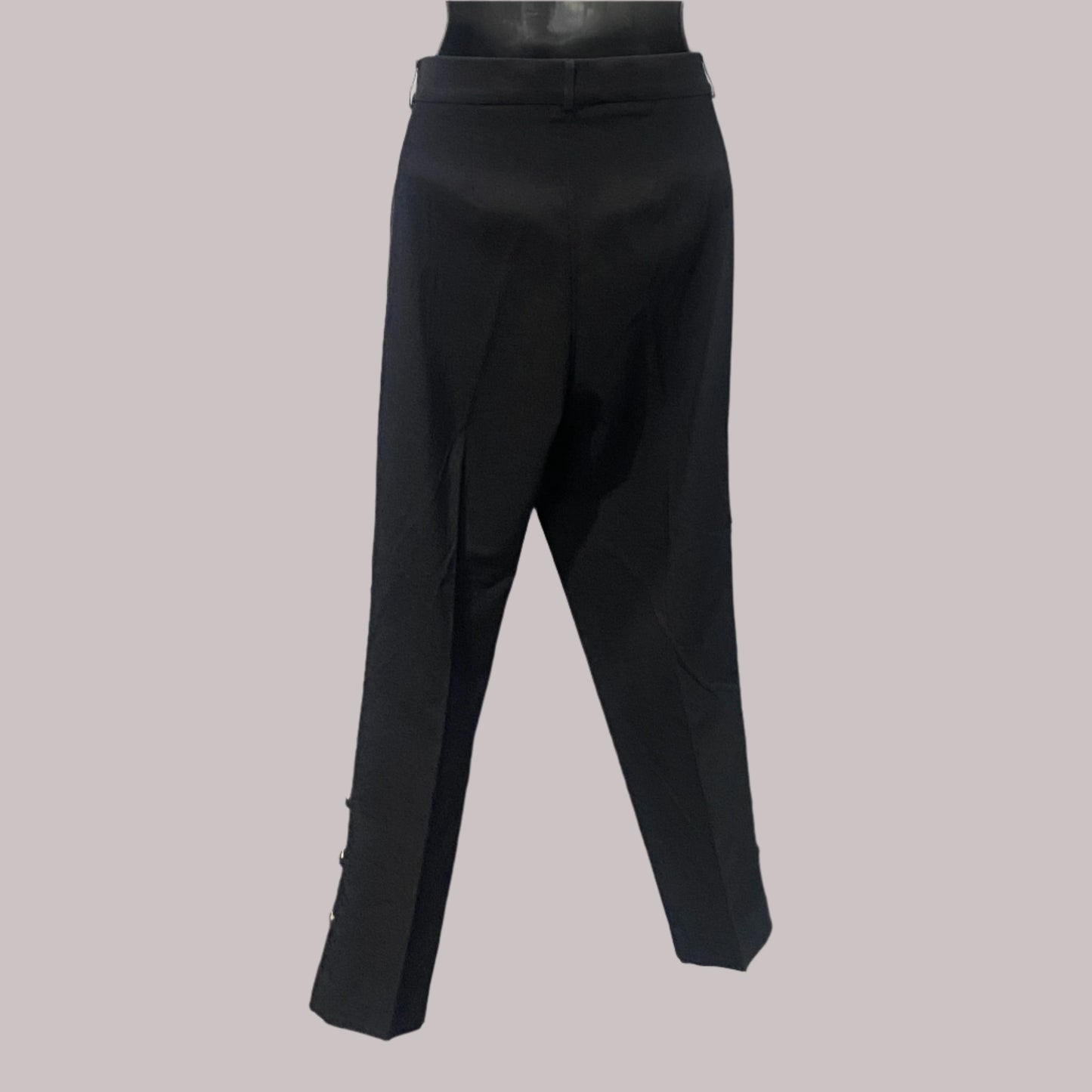 Solid Capris with Side Ring Embellishment