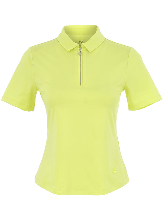 Turquoise Zip Polo - Sportswear (Golf/Tennis/Pickleball)