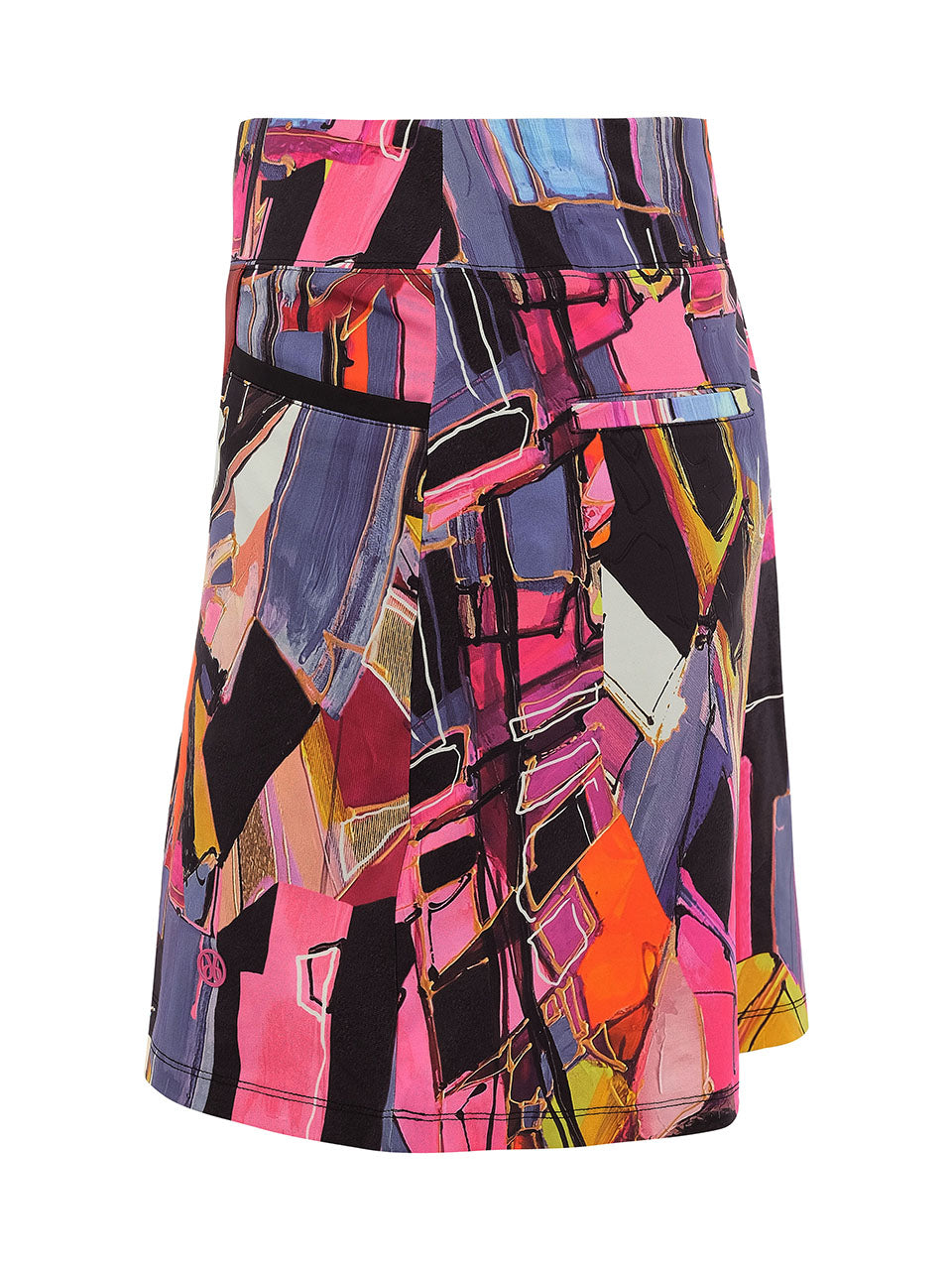 Vibrant Abstract Skort
