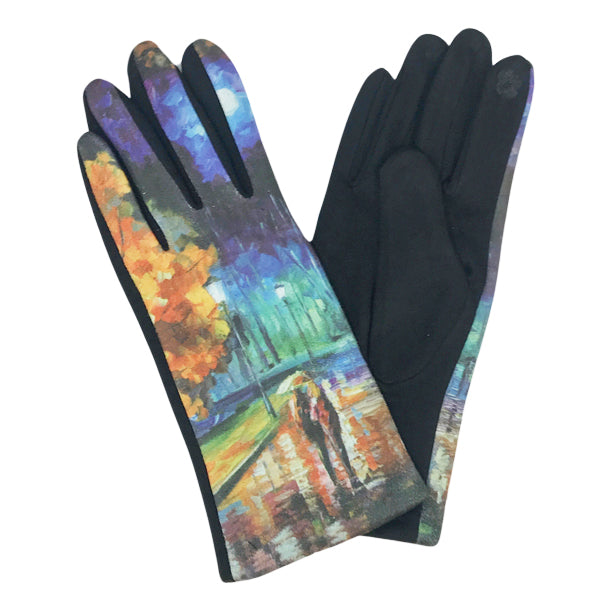 Art Design Touch Screen Gloves