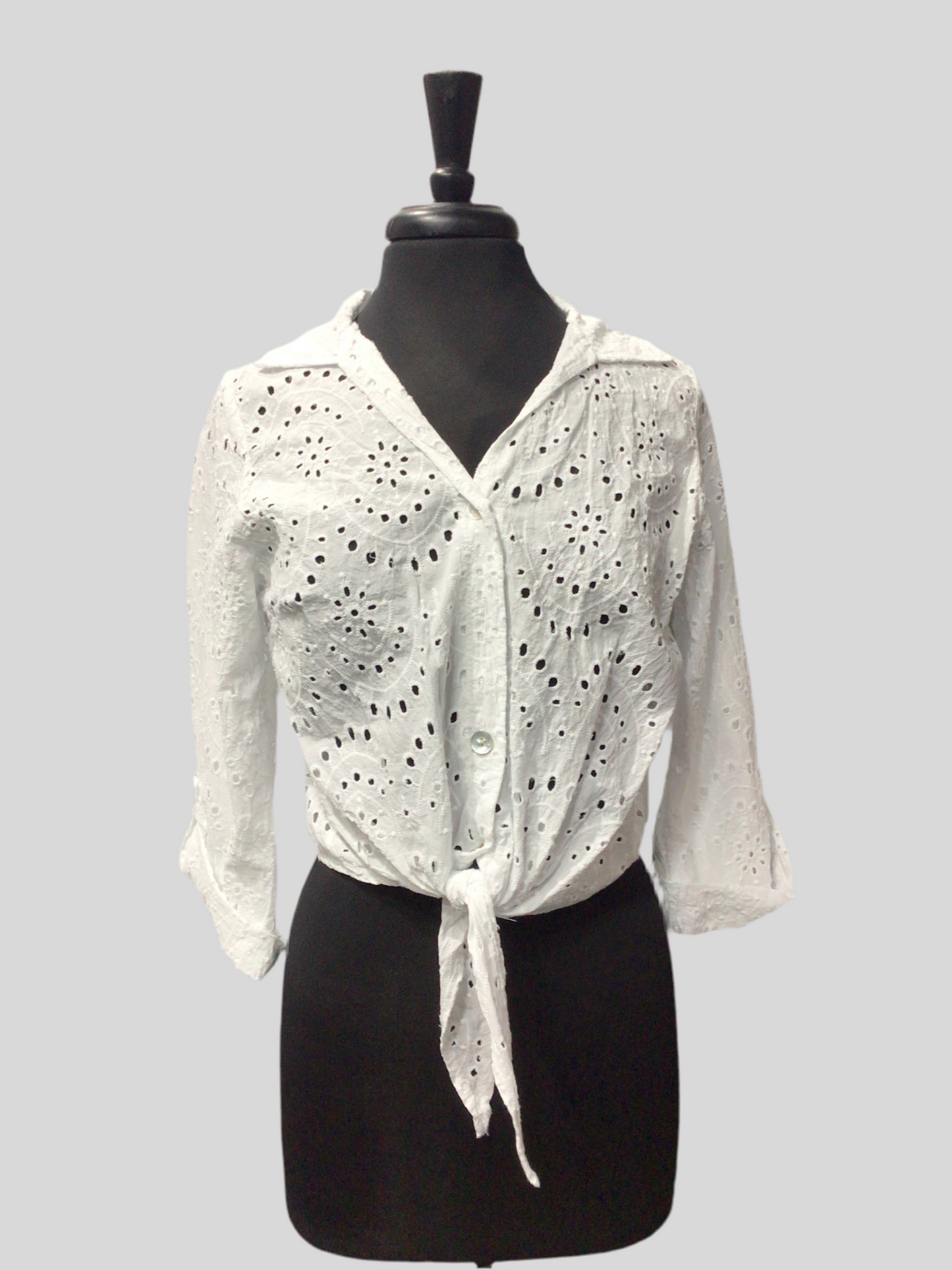Italian Eyelet Cotton Top