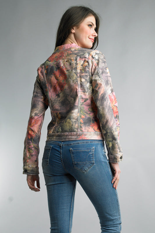 Muted Floral Reversible Jacket