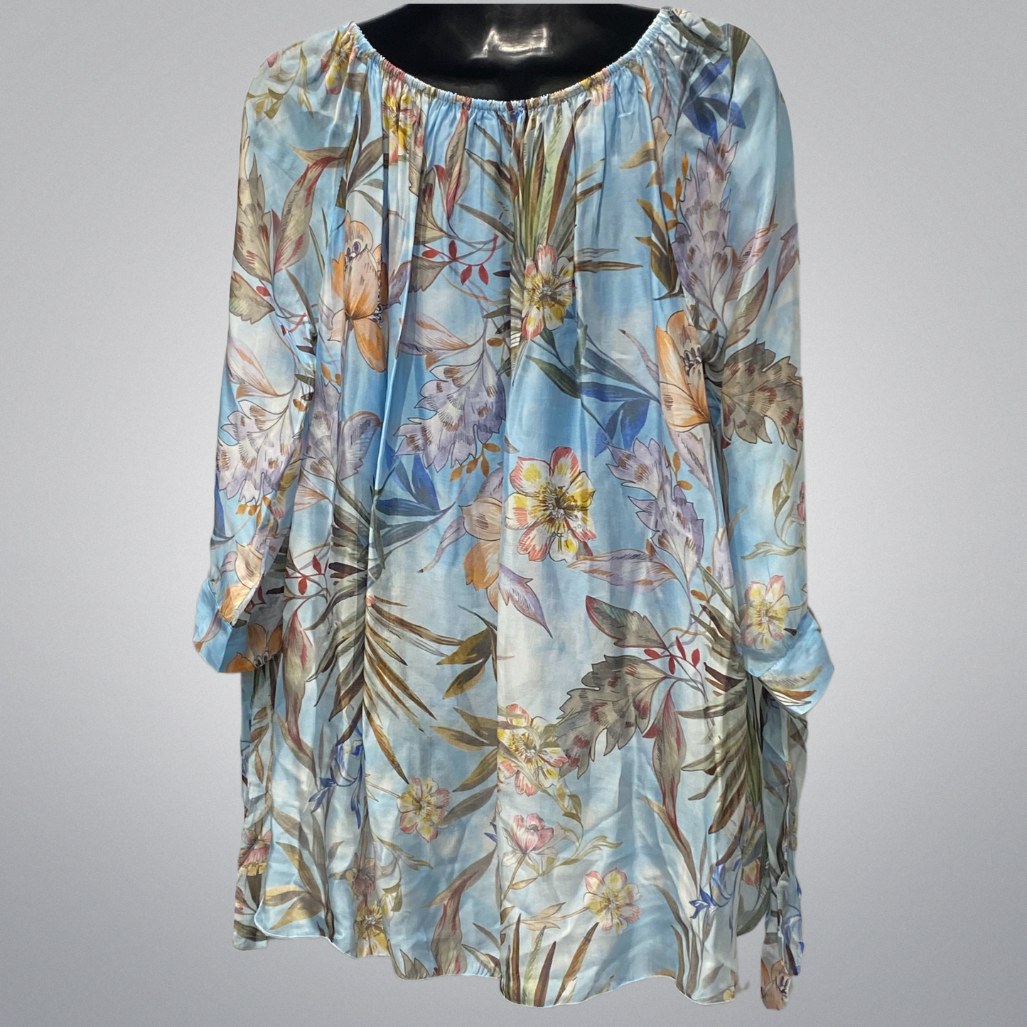 Lightweight Double Layered Floral Print Top