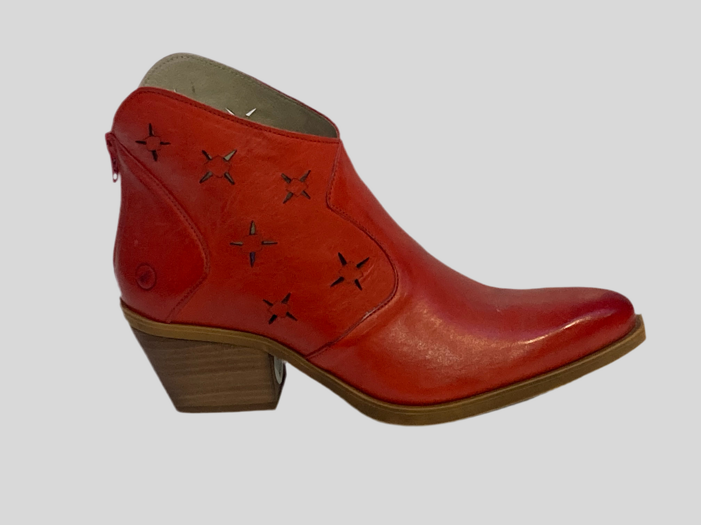 Cut Out Design Handcrafted Leather Boots